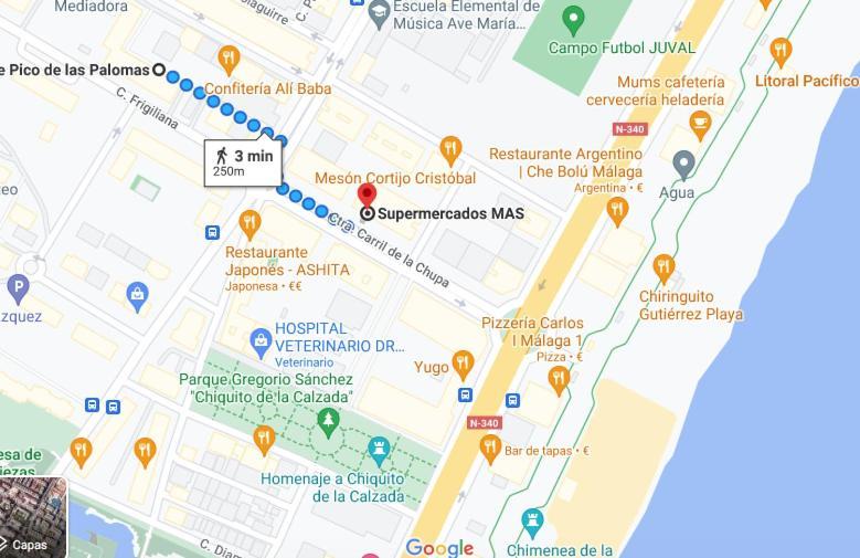 Precioso Apartamento A 5 Minutos Andando De La Playa マラガ エクステリア 写真
